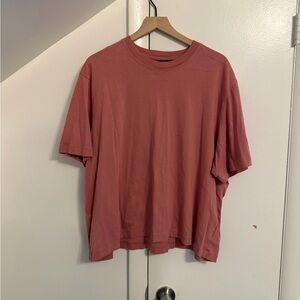 AE Everyday Luxe Relaxed T-Shirt Blush